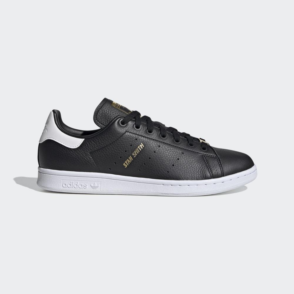 Adidas Men's Stan Smith Originals Shoes Black/White Ireland EH1476